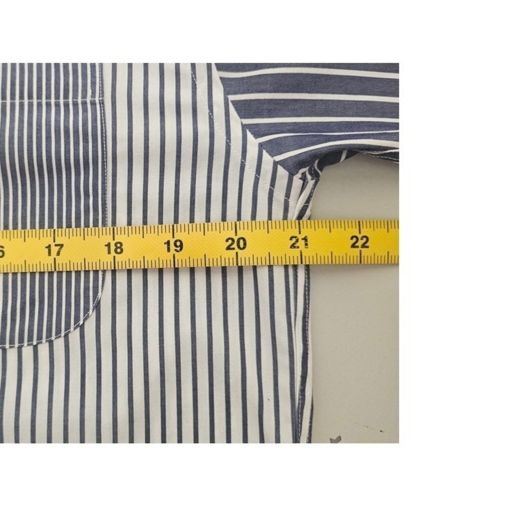 Brooks Brothers Mens S Blue Mixed Stripe Shirt Non-Iron Button Down Fun Shirt ~ - Picture 6 of 8